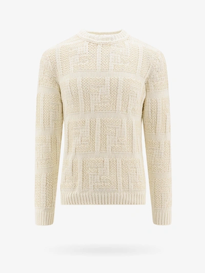 Fendi Sweater In White