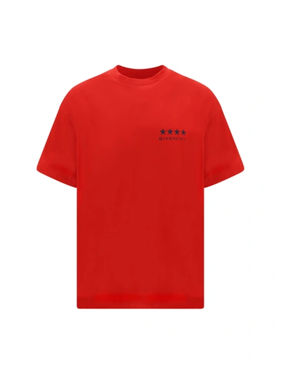 Givenchy Men T-shirt In Red