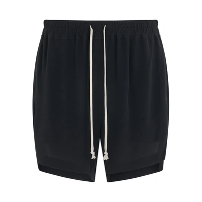 Rick Owens Cocoon Boxers Shorts In Black
