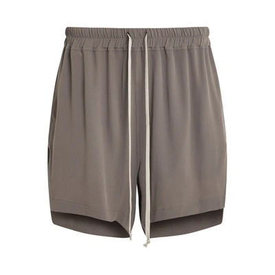Rick Owens Cocoon Boxers Shorts In Neutral