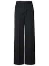 Lanvin Black Wool Pants In Black