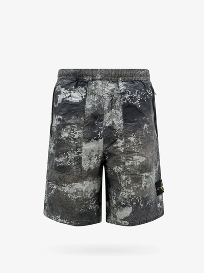 Stone Island Shorts In Gray