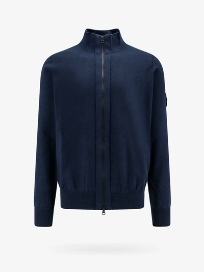 Stone Island Man Sweatshirt Man Blue Sweatshirts