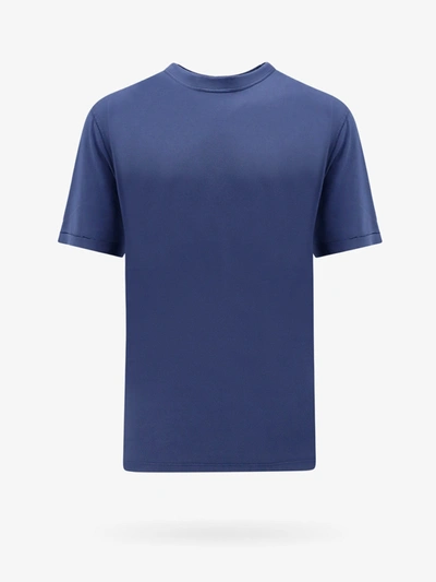 Ten C Logo-print Cotton T-shirt In Blue