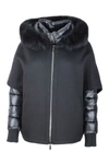 Moorer Wool And Cashmere Jacket In Black