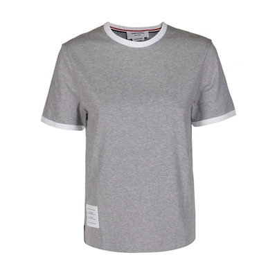 Thom Browne T-shirt In Light Grey Melange