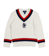 RALPH LAUREN COTTON CABLE-KNIT CRICKET SWEATER (2-7 YEARS)