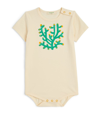 The Bonnie Mob Coral Bodysuit (0-24 Months) In Ivory