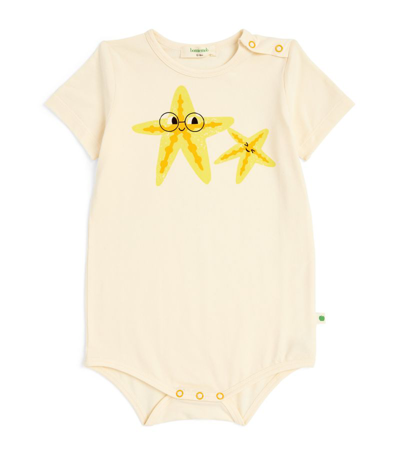 The Bonnie Mob Starfish Bodysuit (0-24 Months) In Ivory