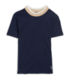 ELEVENTY KNITTED-COLLAR T-SHIRT (2-16 YEARS)