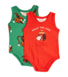 THE ANIMALS OBSERVATORY SET OF TWO BODYSUITS (6-24 MONTHS)