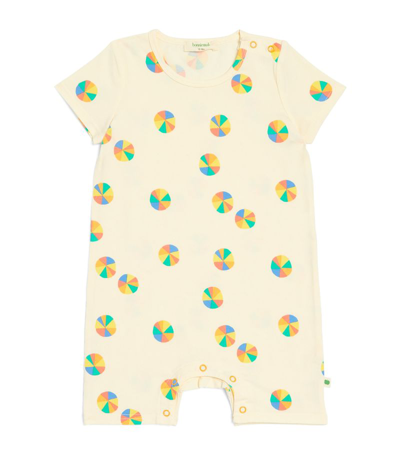 The Bonnie Mob Organic Cotton Parasol Playsuit (0-18 Months) In Multi