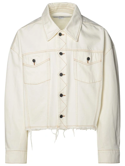 A.p.c. Ivory Cotton Jacket In Cream