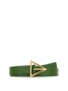 Bottega Veneta Triangle Belt Accessories In Green