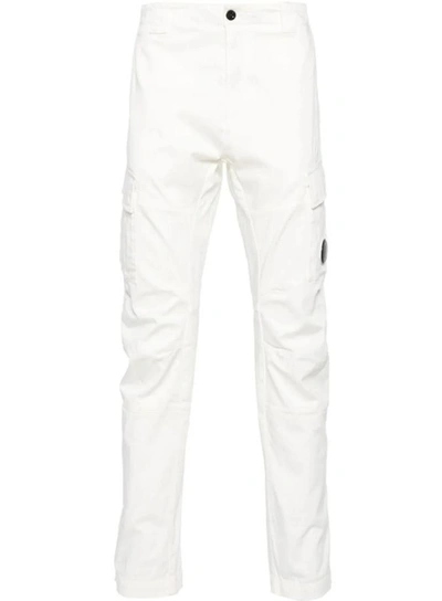 C.p. Company C.p.company Trousers In White