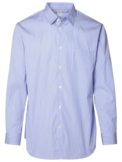 Comme Des Garçons Light Blue Cotton Shirt