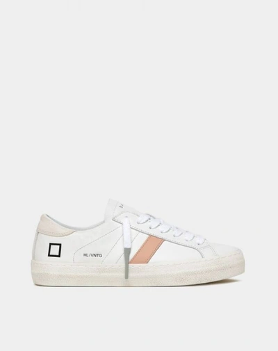 Date D.a.t.e. Sneakers In Bianco/crema