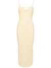 Jacquemus La Robe Sierra Bretelles In Nude & Neutrals