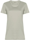 Moncler Logo-patch Cotton T-shirt In Grey