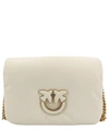 Pinko Classic Love Shoulder Bag In White