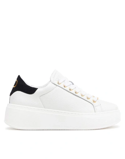 Twinset Leather Sneaker In White