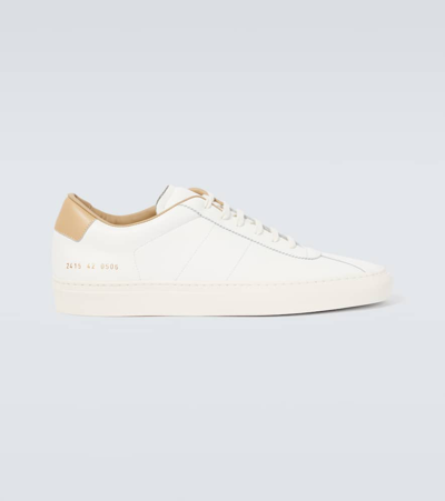 Common Projects Men's Tennis 70 Suede Low-top Sneakers In White