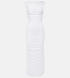 ALAÏA ALAÏA PLEATED MIDI DRESS