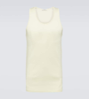 LEMAIRE RIBBED-KNIT COTTON JERSEY TANK TOP