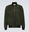 LORO PIANA SUEDE BOMBER JACKET