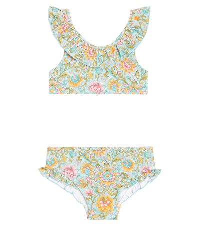 Louise Misha Kids' Primavera Floral Bikini In Multicoloured