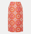 La Doublej Printed Midi Skirt In Sun Jacquard