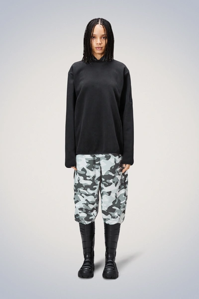 Rains High-neck Fleece Jumper In 黑色