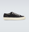 COMMON PROJECTS TOURNAMENT IN CANVAS LEATHER-TRIMMED SNEAKERS