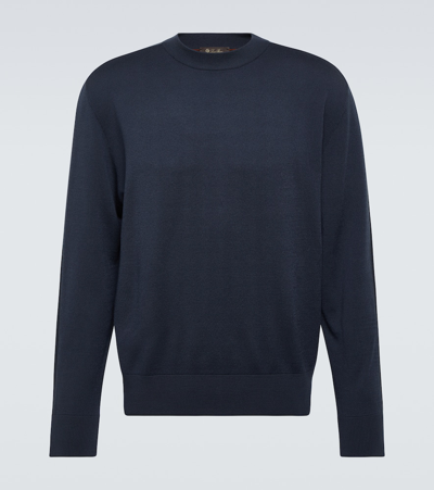 Loro Piana Renai Virgin Wool Crewneck Sweater In S.malo