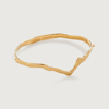 Monica Vinader Gold Amy Powney Wishbone Bangle