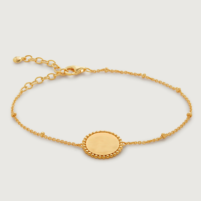 Monica Vinader Deia Bead-embellished Chain Bracelet In Gold
