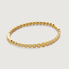 Monica Vinader Gold Graduated Diamond Bangle Lab Grown Diamond