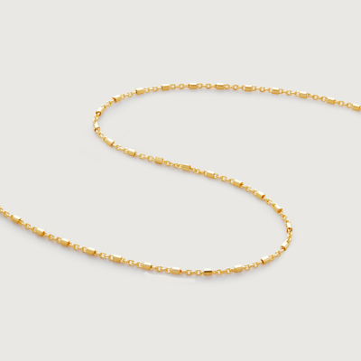 Monica Vinader Gold Station Chain Necklace 41-46cm/16-18'