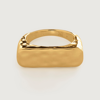 Monica Vinader Gold Havana Ring