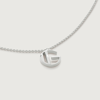 Monica Vinader Sterling Silver Initial G Chain Necklace