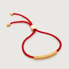 MONICA VINADER GOLD LINEAR FRIENDSHIP BRACELET