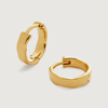 Monica Vinader Siren Muse Wave Huggie Earrings