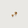 Monica Vinader Gold Guiding Star Flat Back Piercing Stud