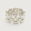 Monica Vinader Doina Chain Recycled Sterling-silver And Gold Vermeil Ring