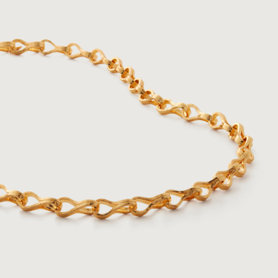 Monica Vinader Gold Infinity Link Necklace Adjustable 50cm/20"