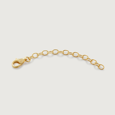 Monica Vinader Gold Adjustable Chain And Necklace Extender 5cm/2'