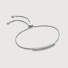 MONICA VINADER STERLING SILVER LINEAR MINI FRIENDSHIP CHAIN BRACELET