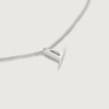 Monica Vinader Sterling Silver Initial Y Chain Necklace