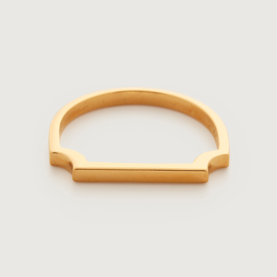 Monica Vinader Gold Signature Thin Ring