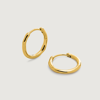 MONICA VINADER GOLD SIREN MUSE SMALL HOOP EARRINGS